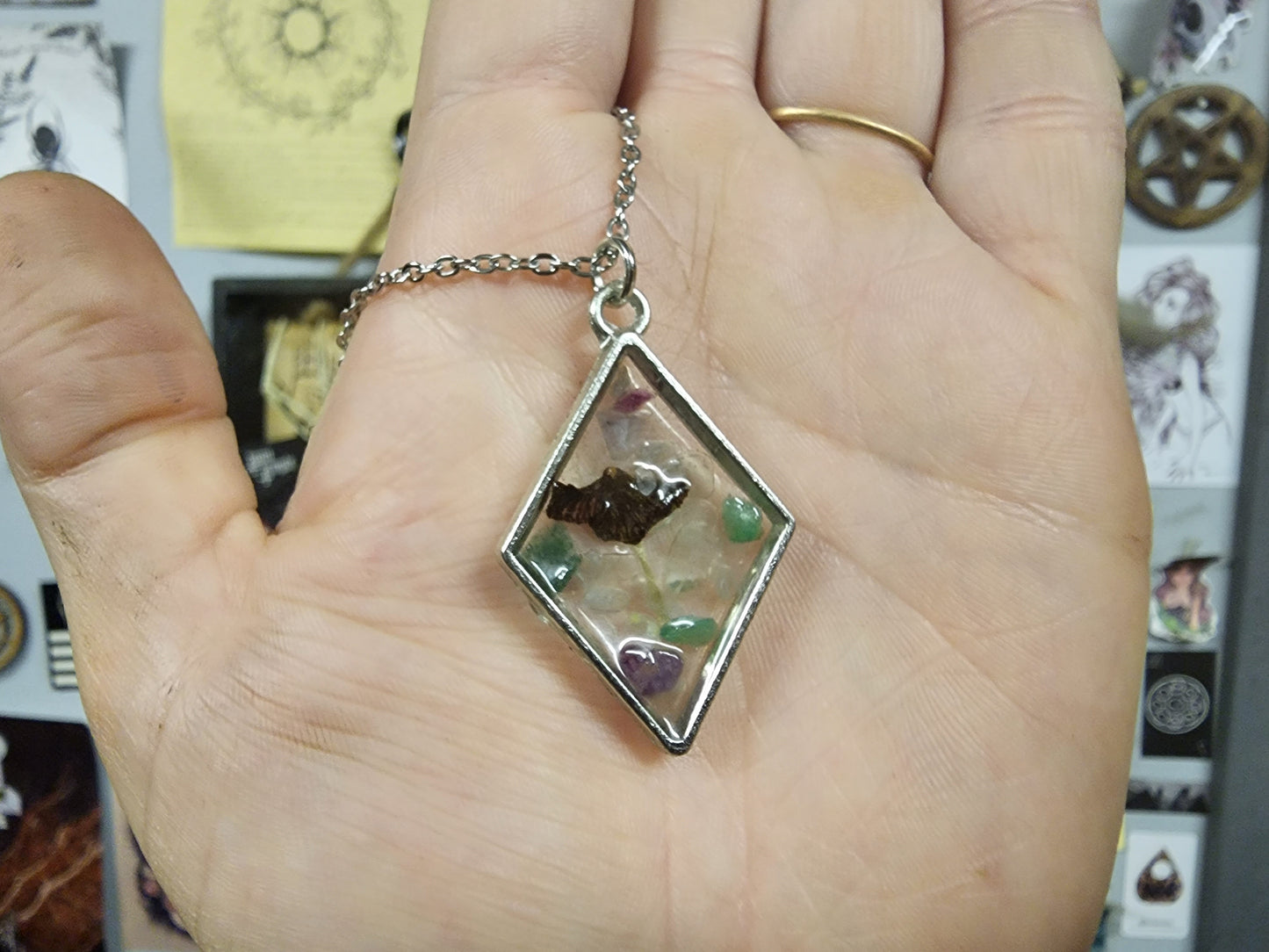 Preserved Mushroom Necklace