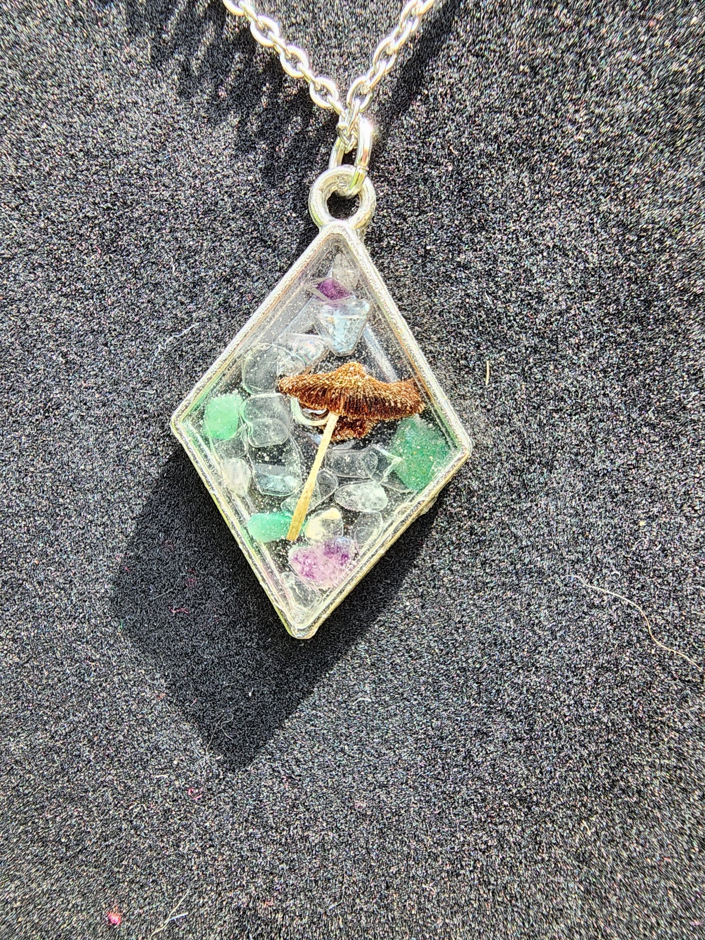 Preserved Mushroom Necklace