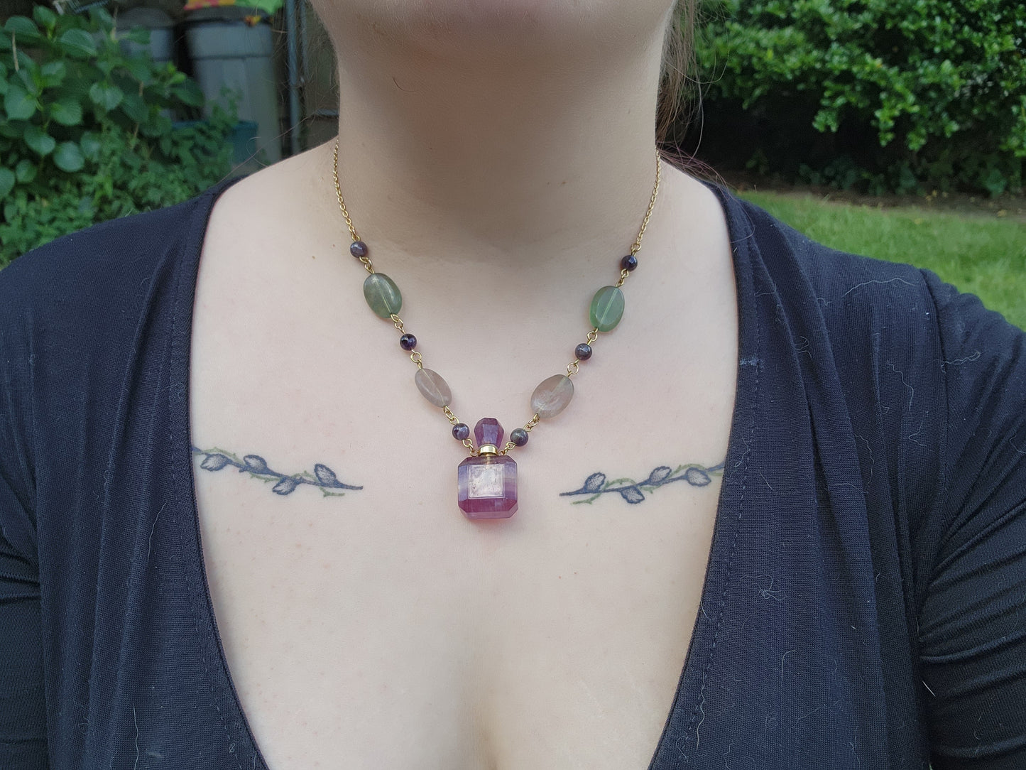 Fluorite Potion Bottle