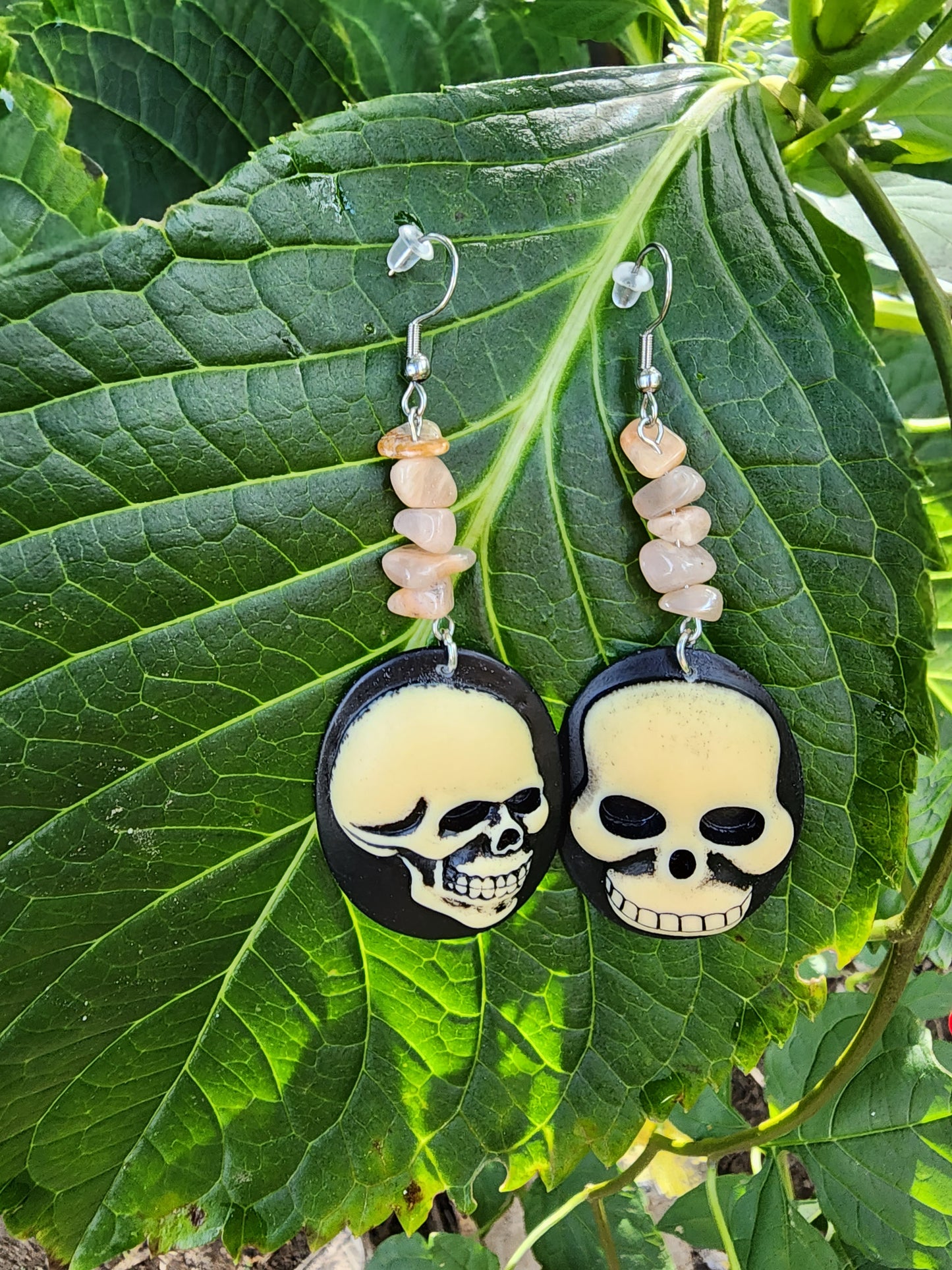 Double Skull Earrings