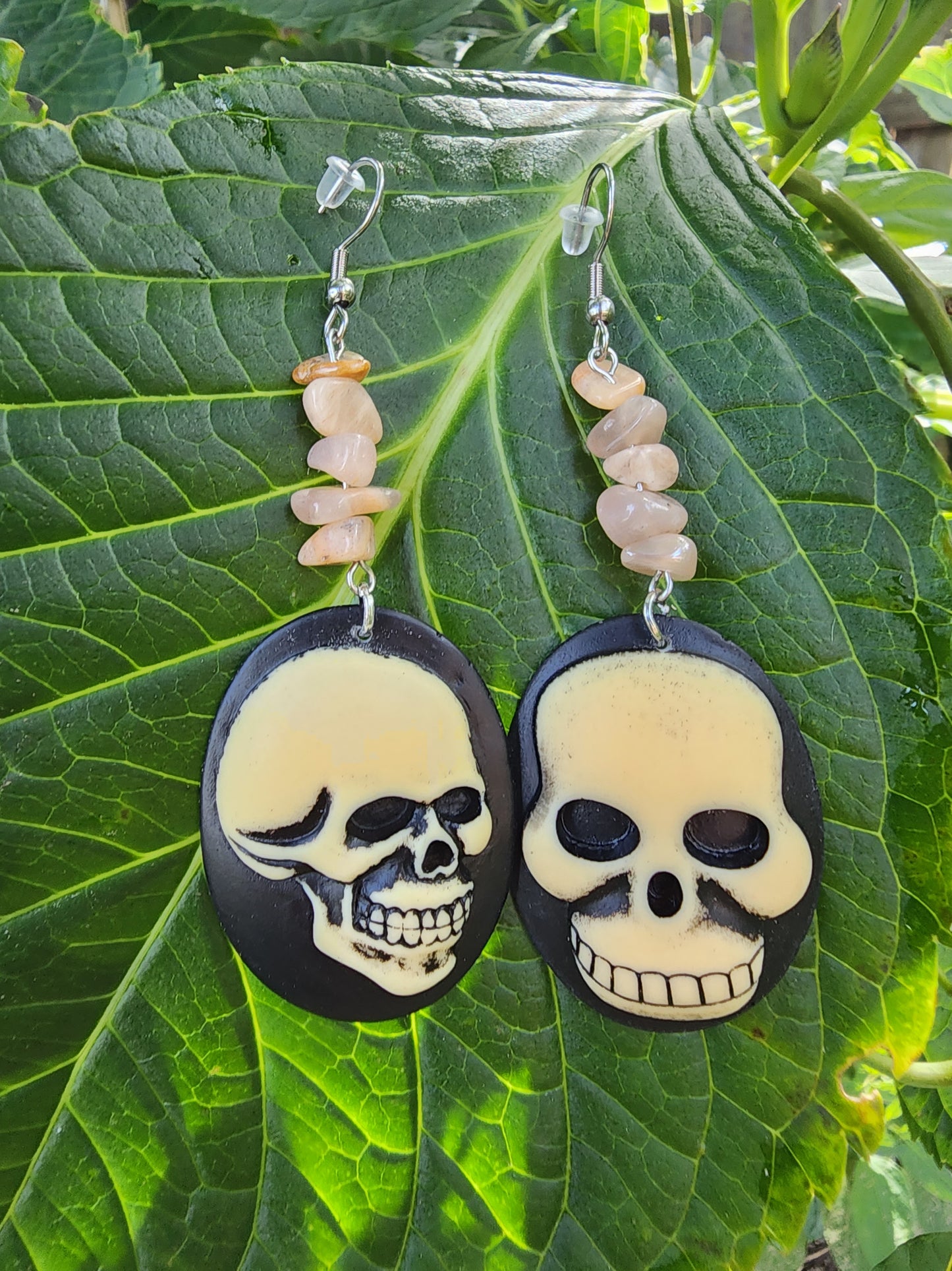 Double Skull Earrings