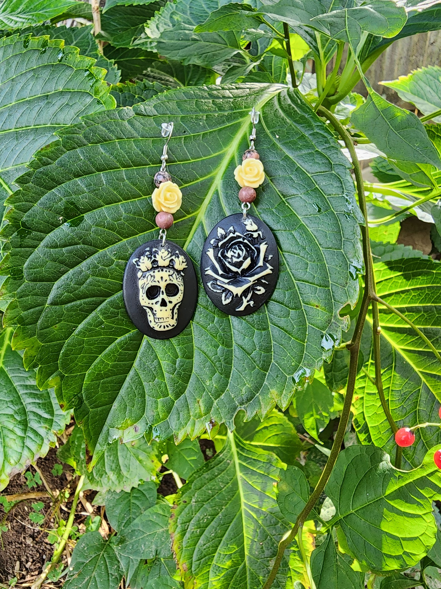 Beauty in Death Earrings