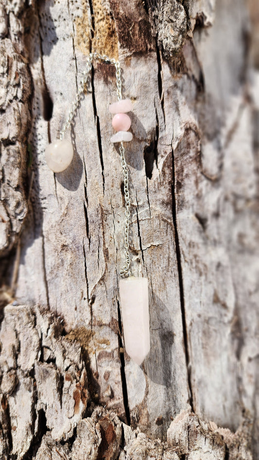 Rose Quartz Tower Pendulum