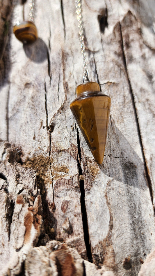Tigers Eye Pendulum