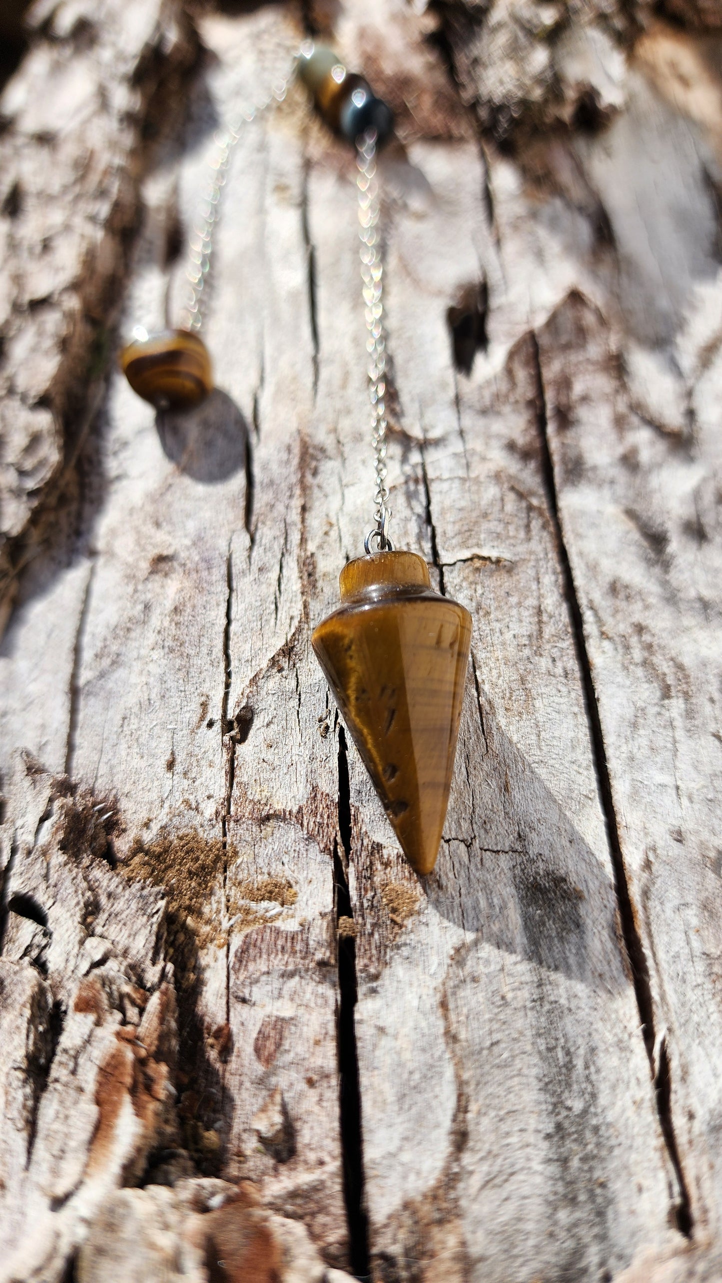 Tigers Eye Pendulum