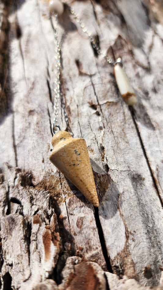 Petrified Wood Pendulum