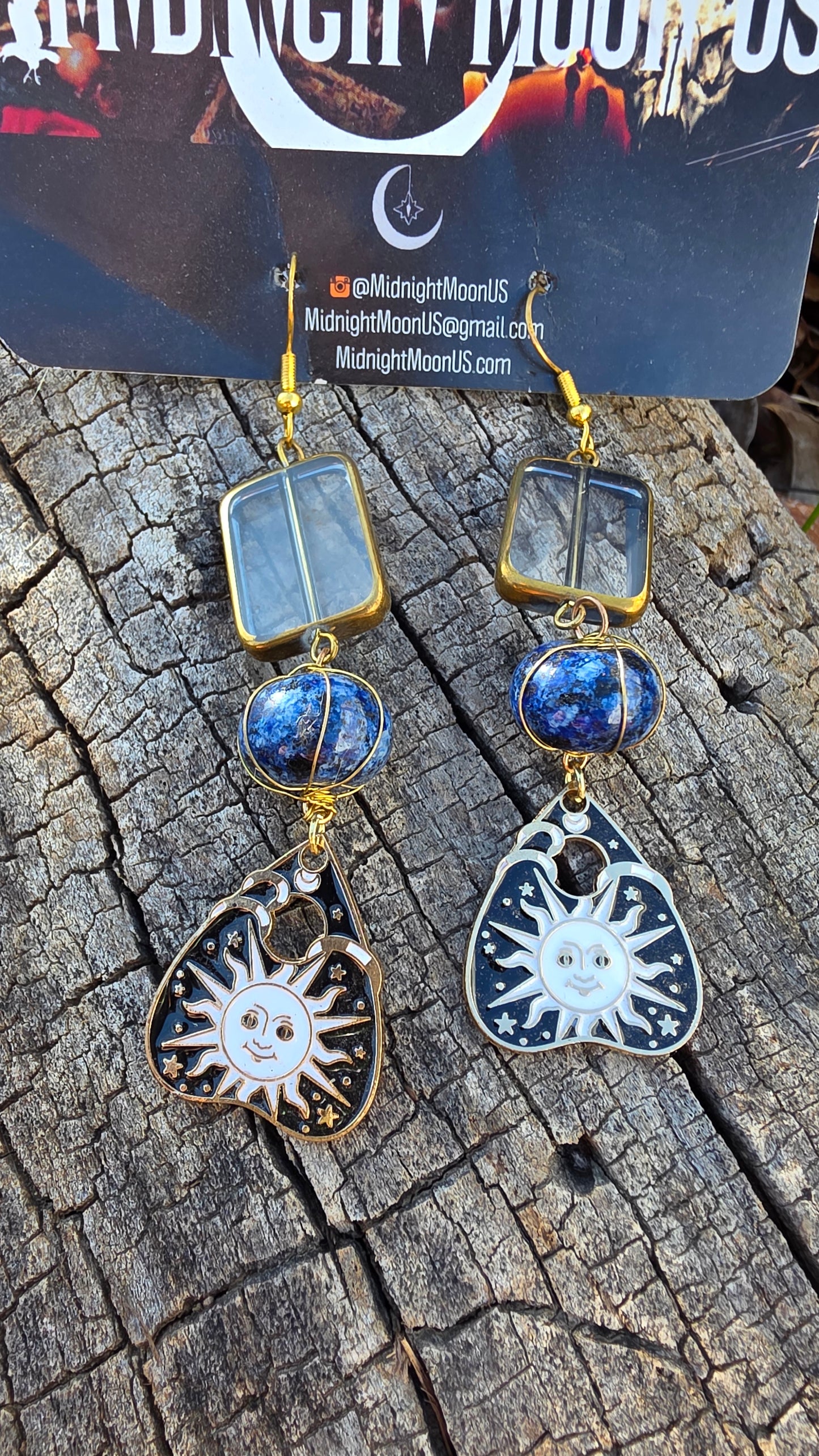 Sun Planchette Earrings