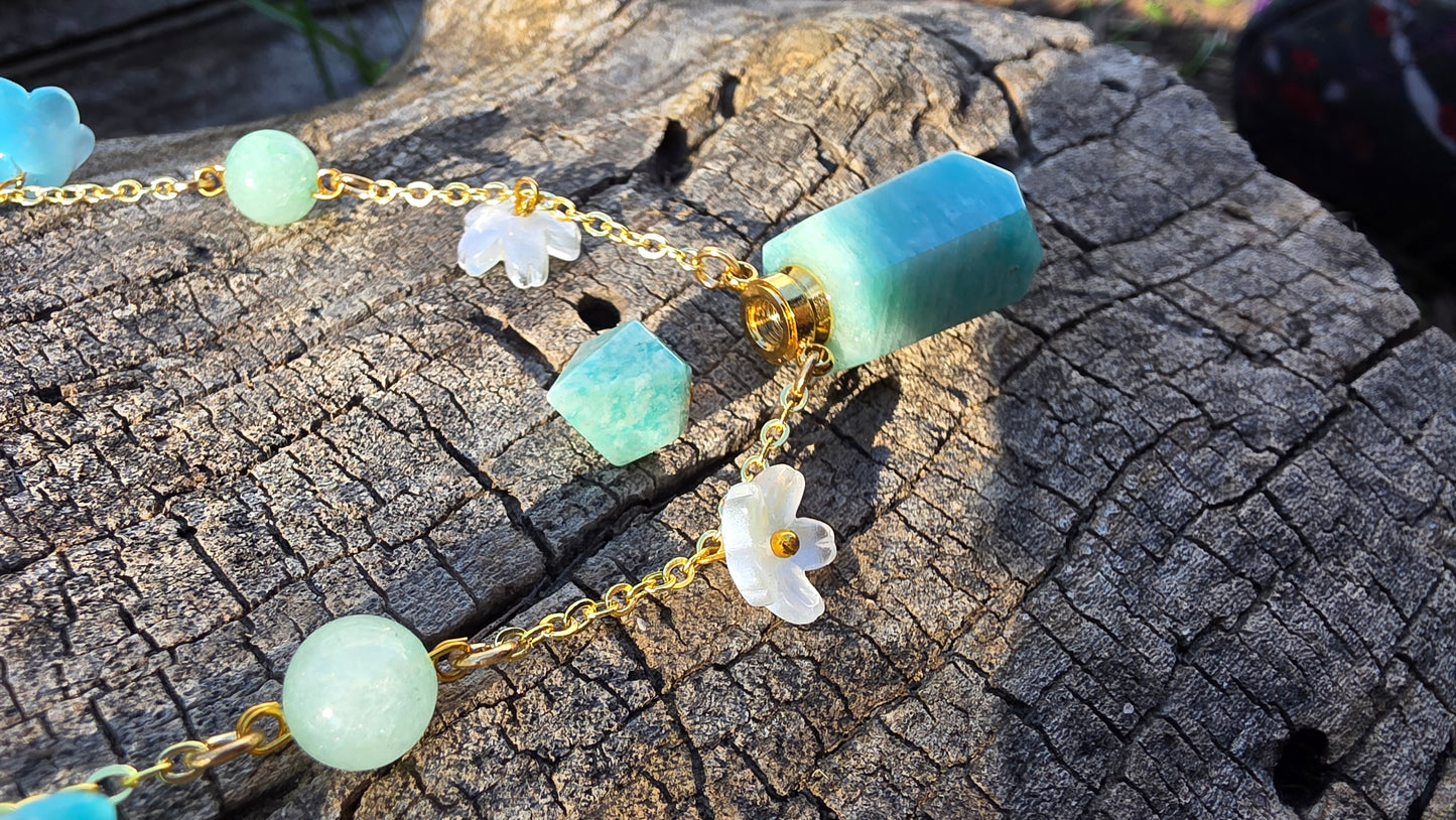 Green Adventurine Bottle Necklace