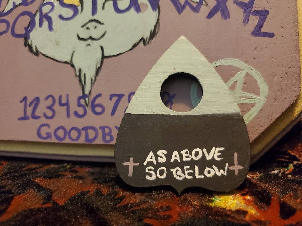 Kawaii Baby Baphomet Ouija Board and Planchette
