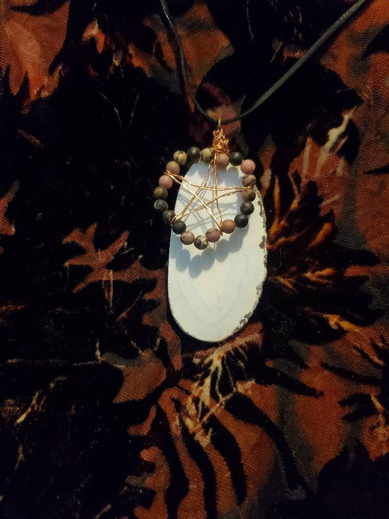 Pentacle Crystal Necklace