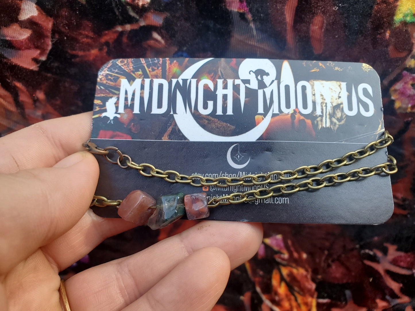 Simple Fancy Mixed Jasper Necklace